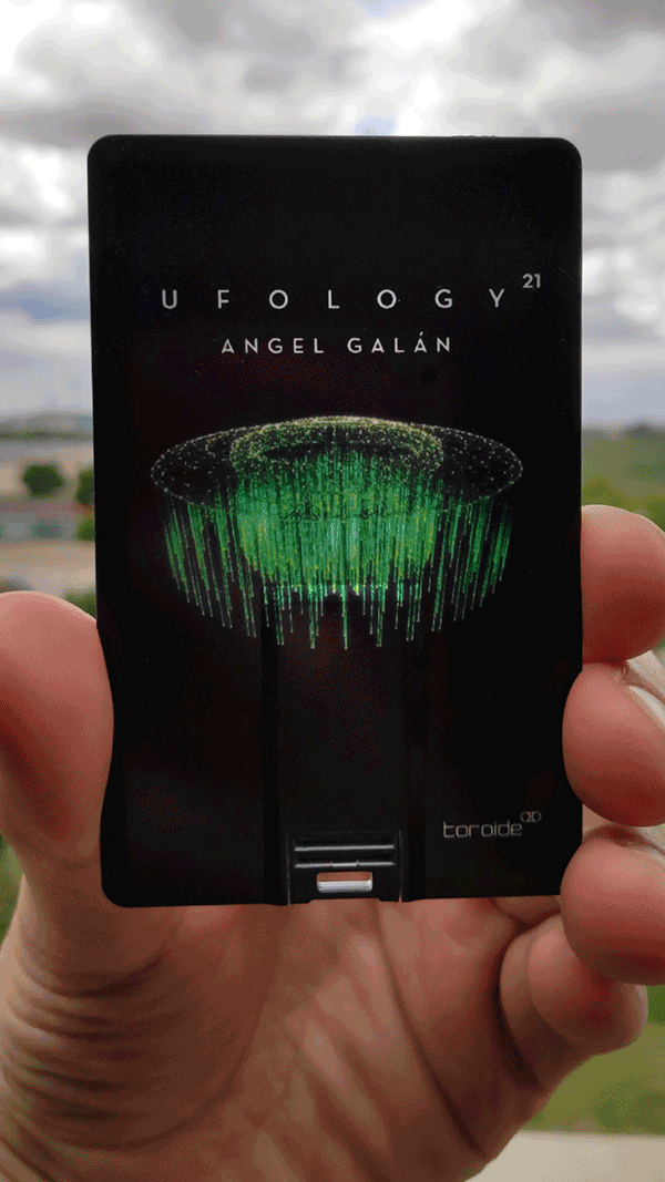 Angel Galán - Ufology21 - USB UFO card limited edition
